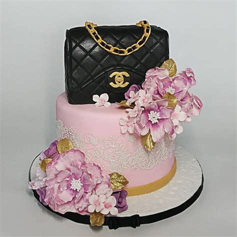 chanel bags cake